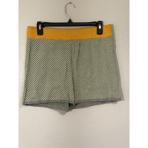 Dolan Anthropologie Sierra High Rise Knit Mixed Print Boho Pull On Shorts M